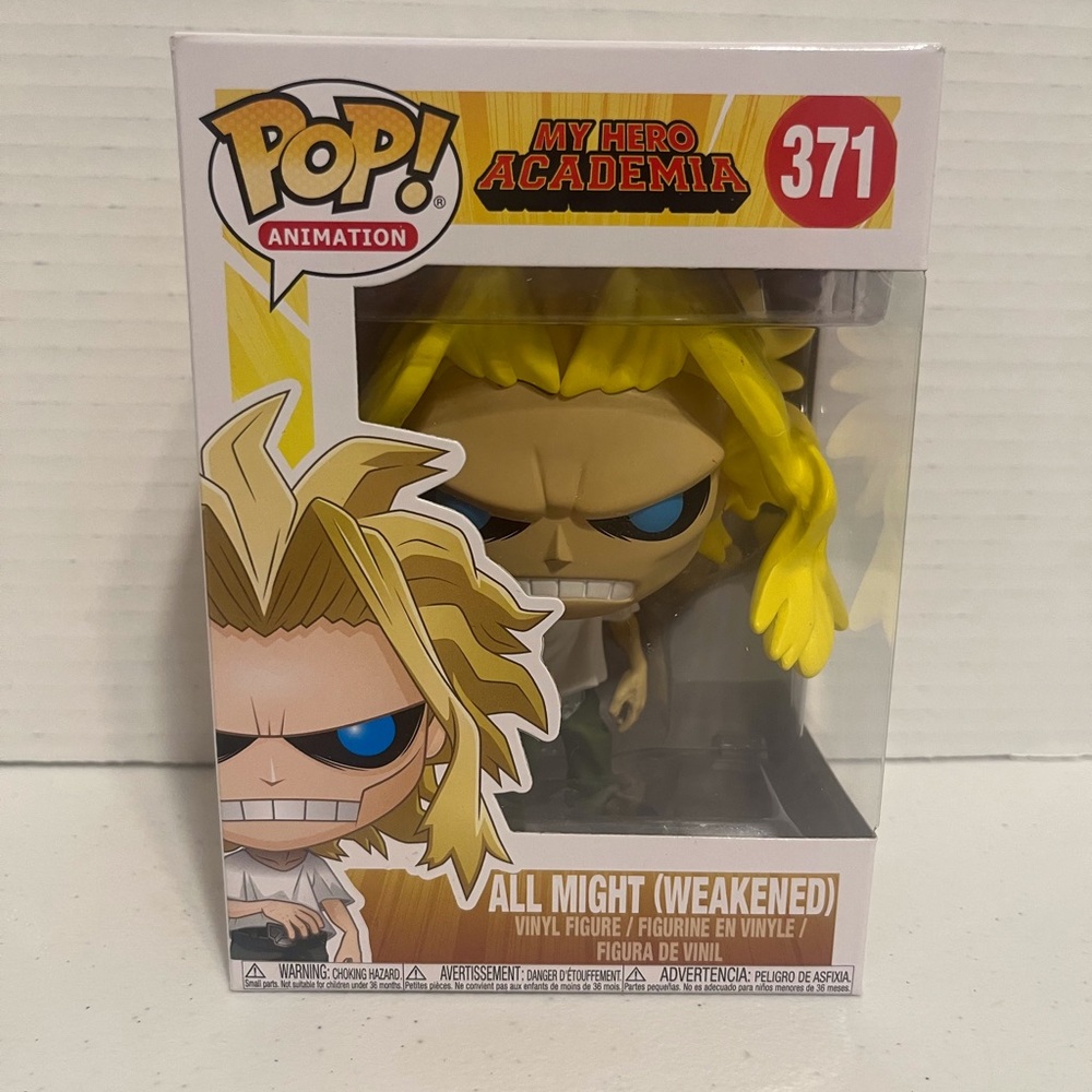 Funko Pop My Hero Academia All Might (Weakened) #371 Vinyl Figure